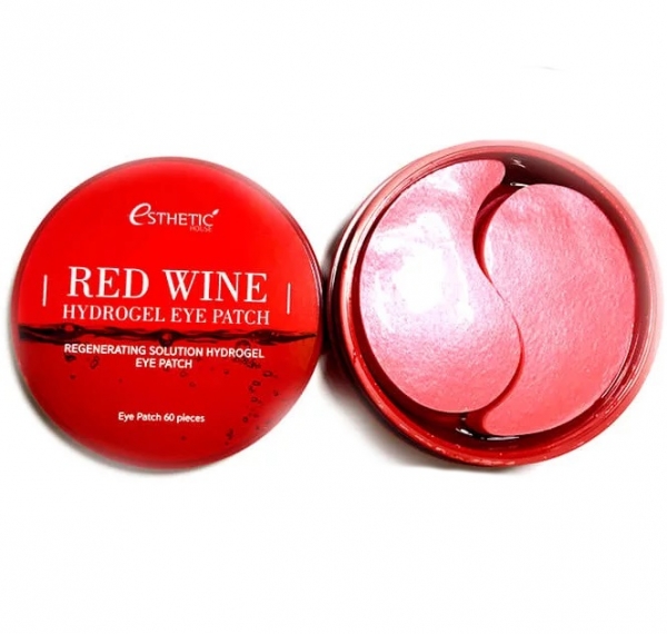 Гидрогелевые патчи для глаз ESTHETIC HOUSE КРАСНОЕ ВИНО RED WINE HYDROGEL EYEPATCH