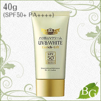 Dr.CI: Labo UV &WHITE ENRICH LIFT SPF 50+ PA++++ Солнцезащитная антивозрастная эмульсия 40г