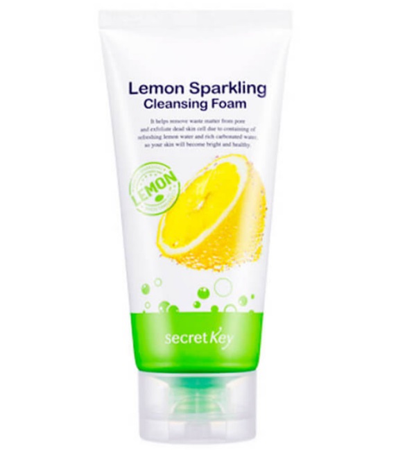 Пенка для умывания с экстрактом лимона SECRET KEY Lemon Sparkling Cleansing Foam 120 гр