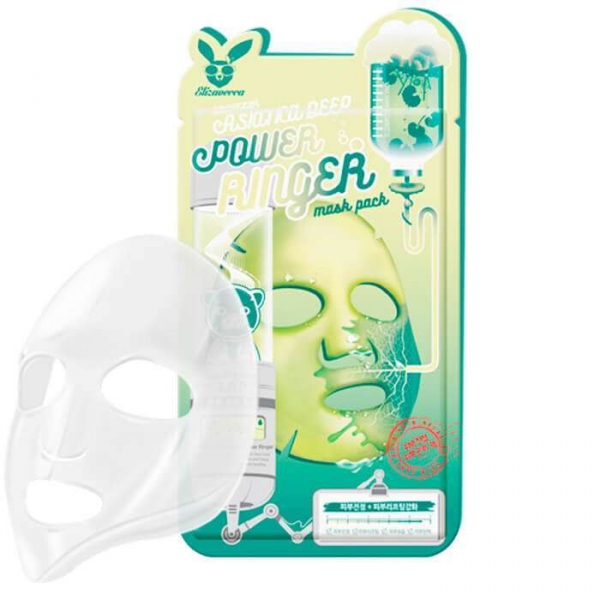 Маска для лица тканевая ELIZAVECCA CENTELLA ASIATICA DEEP POWER RING MASK PACK 23 мл