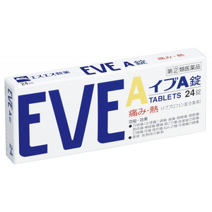 Обезболивающий препарат EVE A с ибупрофеном № 24