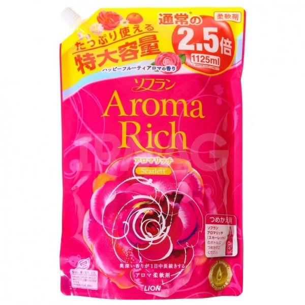 Кондиционер для белья - с богатым ароматом натуральных масел Soflan Aroma Rich Scarlett