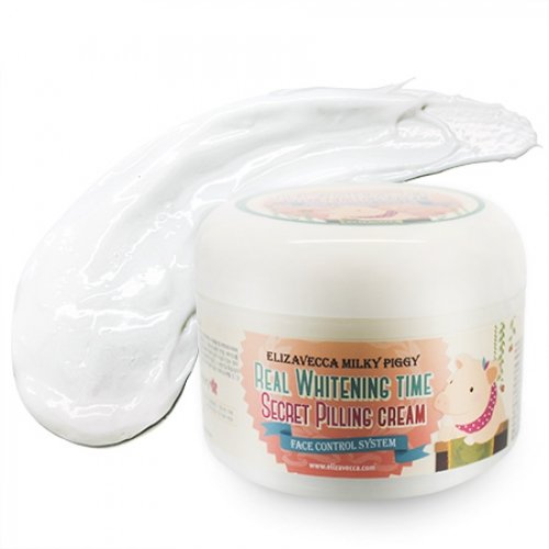 Крем для лица осветляющий Эффект пилинга Elizavecca Real Whitening Time Secret Pilling Cream