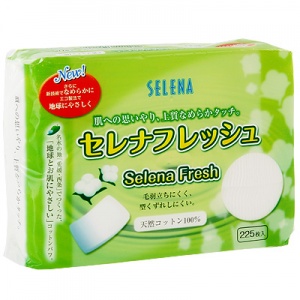 Косметические ватные подушечки Selena Fresh
