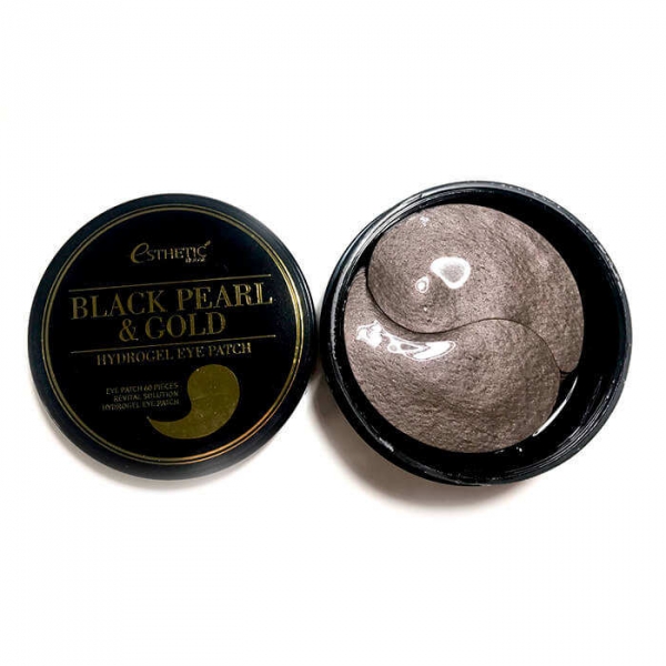 Гидрогелевые патчи для глаз ESTHETIC HOUSE ЧЕРНЫЙ ЖЕМЧУГ/ЗОЛОТО BLACK PEARL&GOLD HYDROGEL EYEPATCH