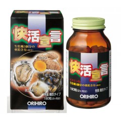 Orihiro Экстракт Устриц, Мидий, Кукурмы и Чеснока для восстановления жизненной энергии и мужской силы 180 таблеток