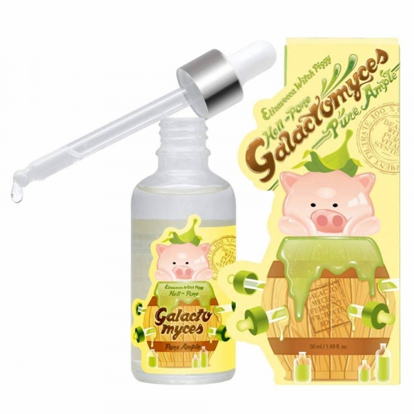 Сыворотка со 100% экстрактом Галактомисиса ELIZAVECCA Hell-Pore Galactomyces Pure Ample (100%) 50 мл