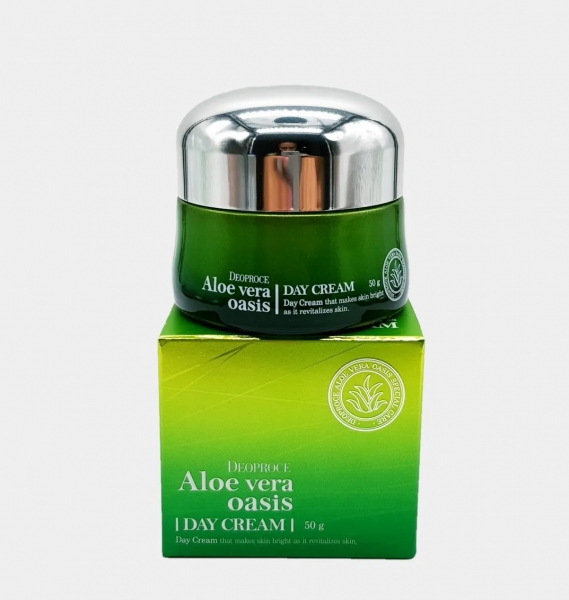 Deoproce Ночной крем для лица с экстрактом алоэ вера Aloe Vera Oasis Night Cream 50 гр