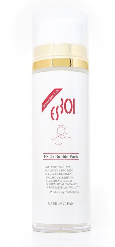 ES 301 O2 Bubble Pack Пенная омолаживающая и отбеливающая маска для лица с фуллеренами 150 гр
