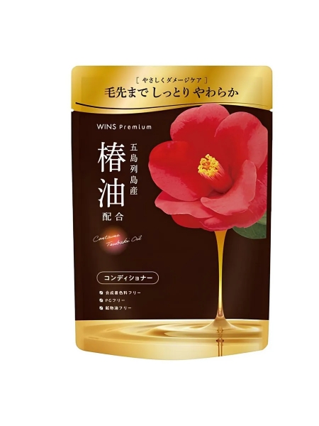 Wins Premium Camellia Oil Премиум кондиционер с эфирным маслом камелии мягкая упаковка 370 мл