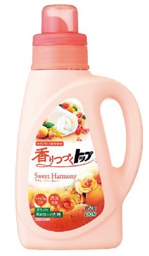 LION Top Sweet Harmony Жидкое средство для стирки белья с нежным ароматом цветов и фруктов 850 г