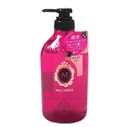 Бессиликоновый шампунь для волос для придания объема с цветочно-фруктовым ароматом SHISEIDO MA CHERIE 450 мл