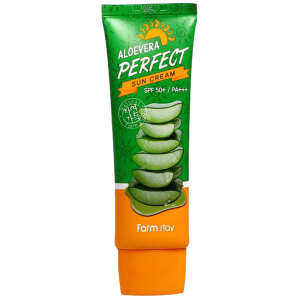 Крем для лица и тела солнцезащитный FarmStay ALOEVERA Perfect Sun Cream 70 г