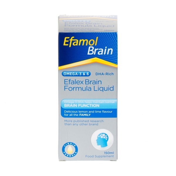 Efamol Efalex Brain Formula Сироп Омега-3, Омега-6 с маслом вечерней примулы 150 мл