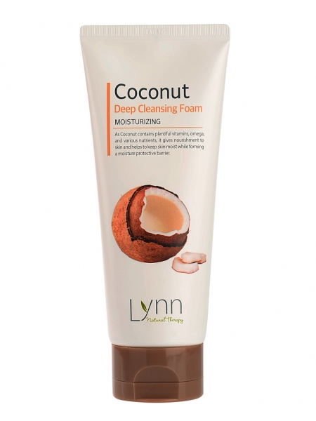 Пенка для лица очищающая кокосовая Natural Therapy Lynn Coconut Deep Cleansing Foam 120 гр