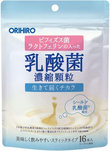 ORIHIRO Молочнокислые бактерии для здорового кишечника и крепкого иммунитета 16 стиков