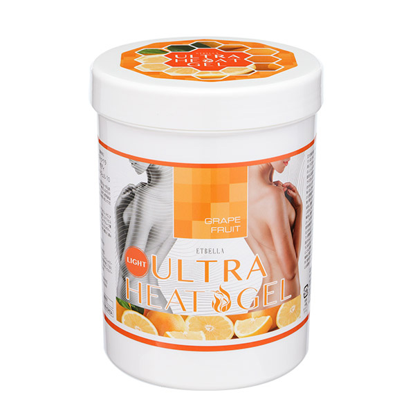 Ultra Heat Gel Extra grapefruit Профессиональный массажный ультра горячий гель с маслом кожуры грейпфрута для похудения и детокса 1000 гр
