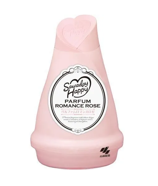Kobayashi Sawaday Happy Parfum Romance Rose Освежитель воздуха для комнаты, с романтическим ароматом розы и сладких фруктов, 150 гр