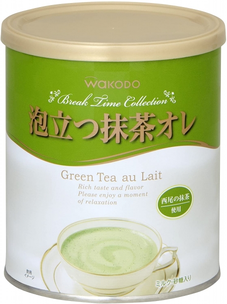 Wakodo Green Tea au Lait Сливочный чай матча латте 300 гр