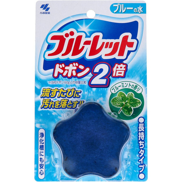 KOBAYASHI Очищающая и дезодорирующая таблетка для бачка унитаза аромат мяты 120 г