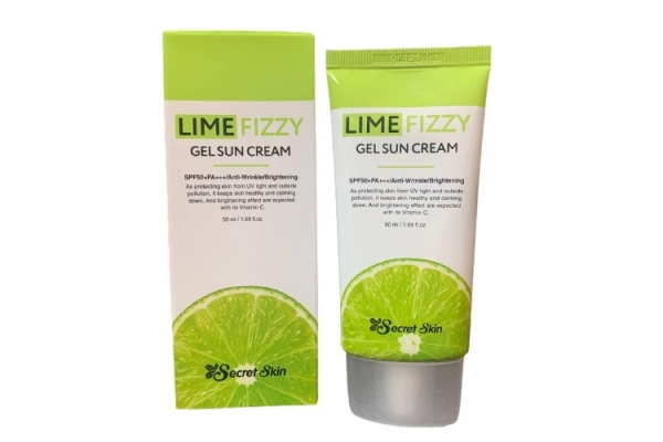 Крем солнцезащитный Secret Skin Lime Fizzy Gel Sun Cream Spf50+ Pa+++ 50 мл
