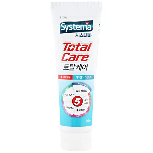 LION Systema total care Паста зубная комплексный уход со вкусом мяты 120 г