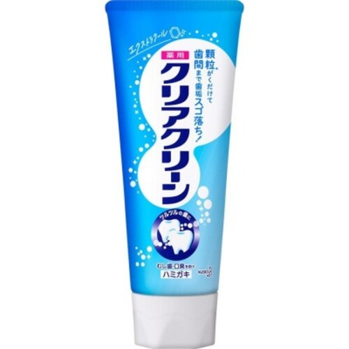 KAO Clear Clean Extra Cool Лечебно-профилактическая зубная паста с микрогранулами экстра свежесть 120 г