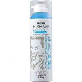 HiShave Пена для бритья с гиалуроновой кислотой с лечебным эффектом 230 г