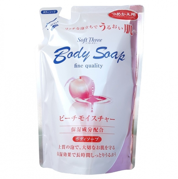 Крем-мыло для тела Mitsuei с экстрактом персика (глубоко увлажняющее) 400 мл /20