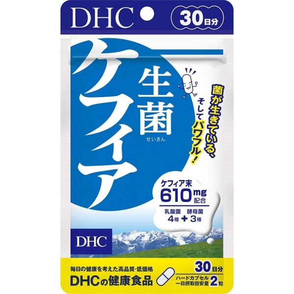 DHC живой кефир 60 капсулы на 30 дней приема