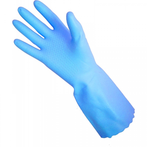 Перчатки из ПВХ с хлопковым напылением MYUNGJIN HYGIENIC GLOVE PVC размер МL, 33*21,4см
