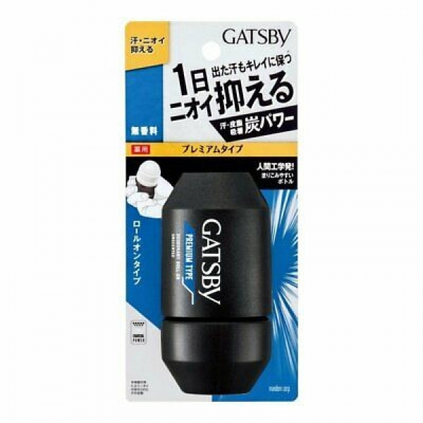 GATSBY Дезодорант-антиперспирант роликовый для мужчин без запаха  60 мл