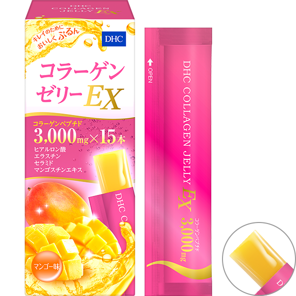 DHC Collagen Jelly EX Коллаген в желе вкус манго 15 стиков