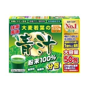Yuwa Alpha Аодзиру 100% зеленый сок из листьев молодого ячменя 3 гр 50 шт