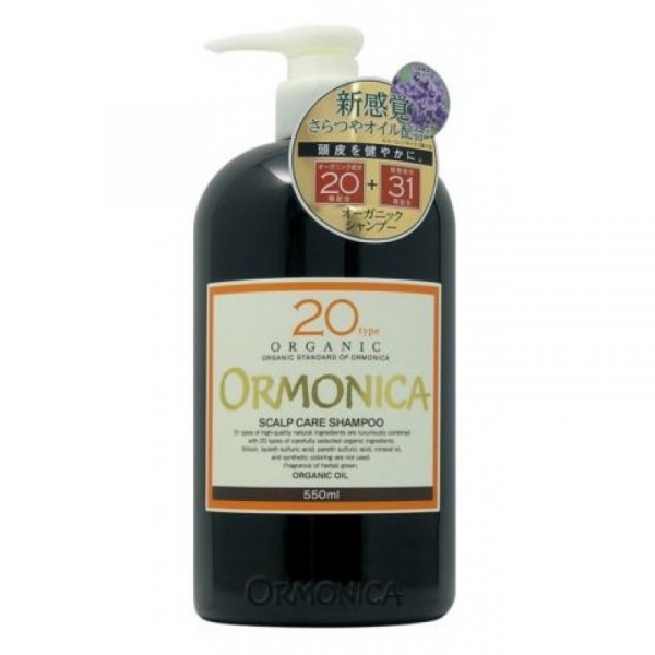 Органический шампунь для ухода за волосами и кожей головы ORMONICA ORGANIC SCALP CARE SHAMPOO, 550 мл