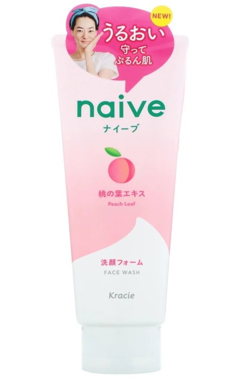 Kracie Naive Пенка для умывания с экстрактом листьев персика 130гр