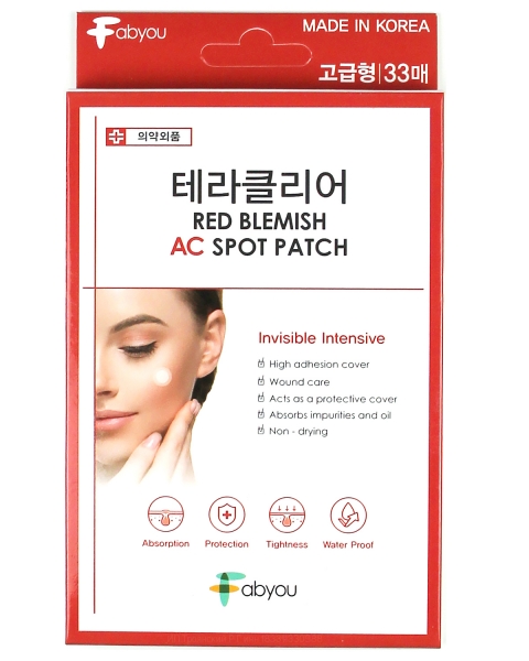 Патчи для проблемной кожи Eyenlip Fabyou Red Blemish AC Spot Patch 33 шт