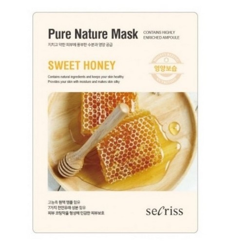 Маска для лица тканевая ANSKIN Secriss Pure Nature Mask Pack-Sweet honey 25 мл