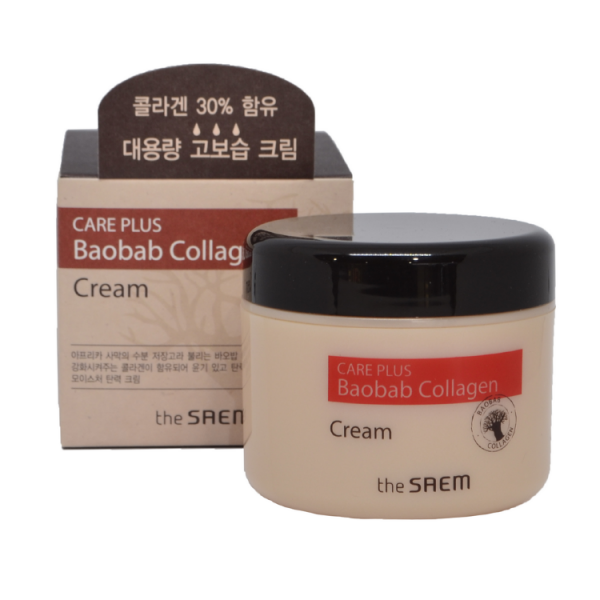 Крем коллагеновый баобаб The Saem Care Plus Baobab Collagen Cream 100 мл