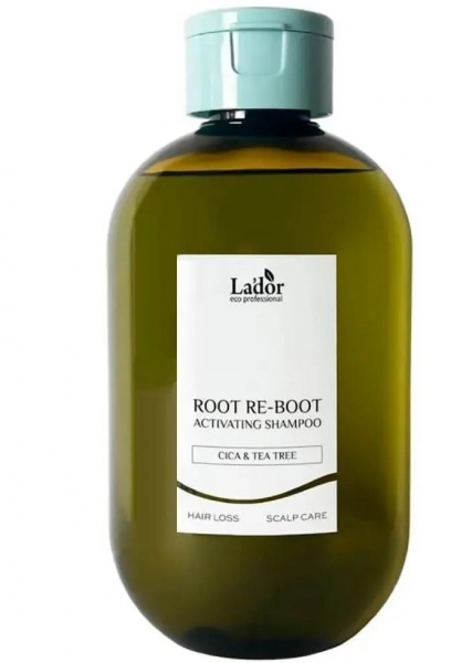 Lador Шампунь для волос - шампунь для жирной кожи головы Root Re-Boot Activating Shampoo Cica & Tea Tree 300 мл