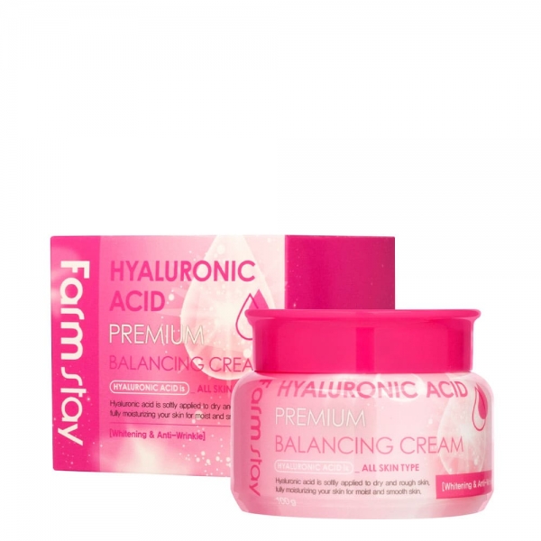 FarmStay Hyaluronic Acid Premium Balancing Cream Балансирующий крем с гиалуроновой кислотой 100 г