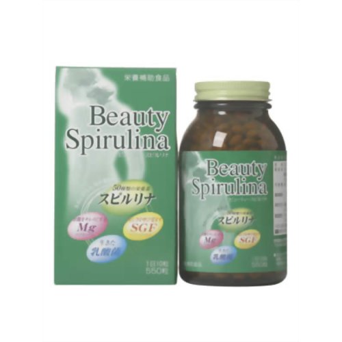 Спирулина SGF Бьюти для женского здоровья и красоты с молочнокислыми бактериями и магнием 550 таблеток