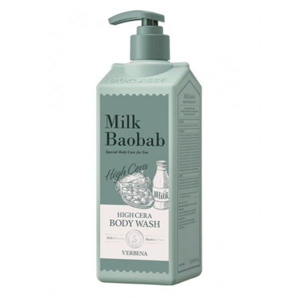 MilkBaobab High Cera Body Wash Verbena Гель для душа со свежим ароматом вербены 500 мл