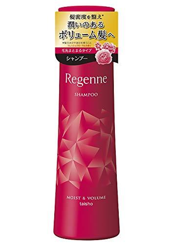 Taisho Pharmaceutical Regenne S Shampoo Moist & Volume Шампунь от выпадения волос для увлажнения и объема с цветочным ароматом 300 мл