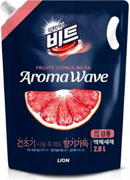 LION Aroma Wave Средство для стирки концентрированное жидкое аромат грейпфрута 2 л