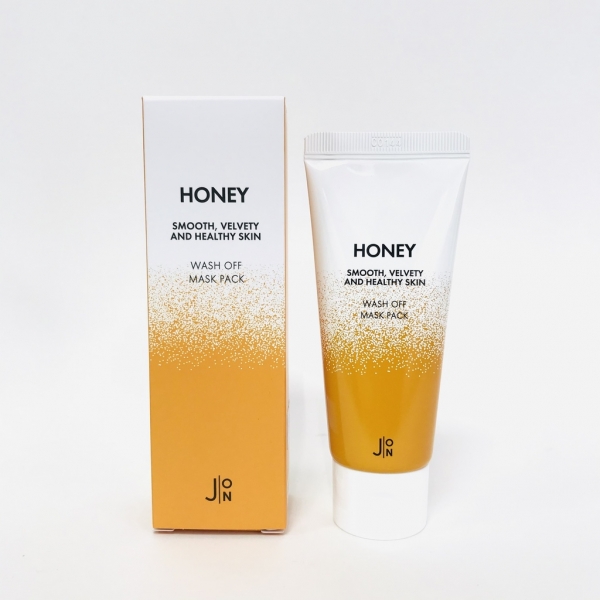 J:ON Honey Smooth Velvety and Healthy Skin Wash Off Mask Pack Маска для повышения упругости и эластичности кожи лица с прополисом и мёдом 50 мл