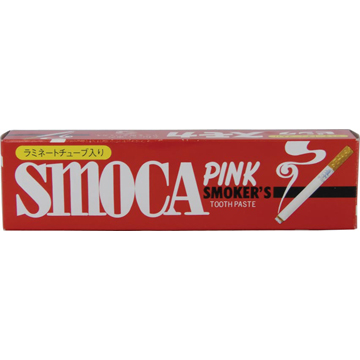   "Smoca" Pink - Зубная паста для курильщиков со вкусом мяты и зимней зелени