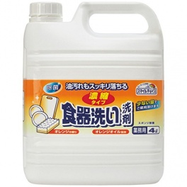 Mitsuei Концентрированное средство для мытья овощей и фруктов, посуды и кухонных принадлежностей (с апельсиновым маслом) 4 л