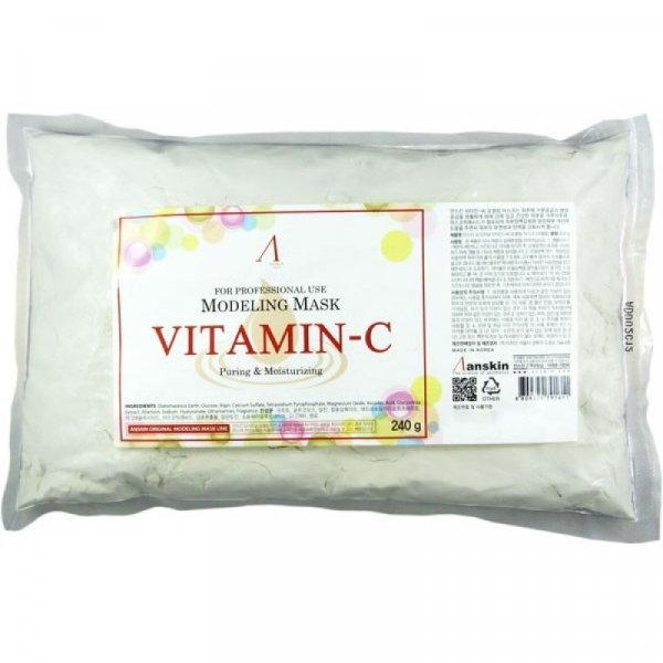 Маска альгинатная с витамином С (пакет) ANSKIN Vitamin-C Modeling Mask Refill 240 гр