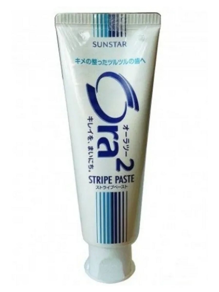 SUNSTAR Ora2 Stripe Paste Зубная паста для удаления налета и профилактики кариеса со вкусом мяты 140 г